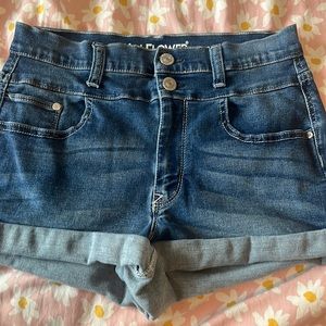 Denim shorts